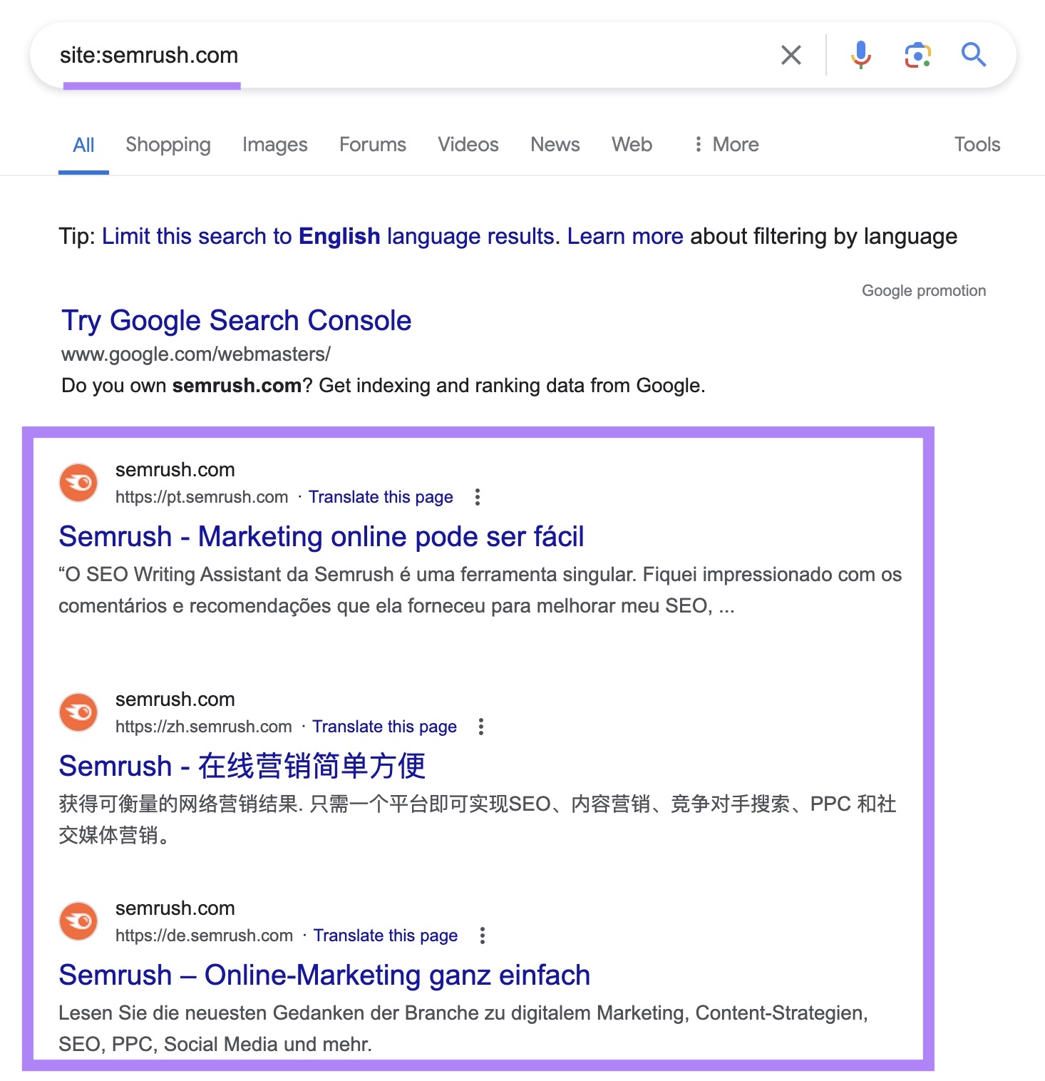 site search for "sr03.flikover.net" on Google with the indexed results highlighted