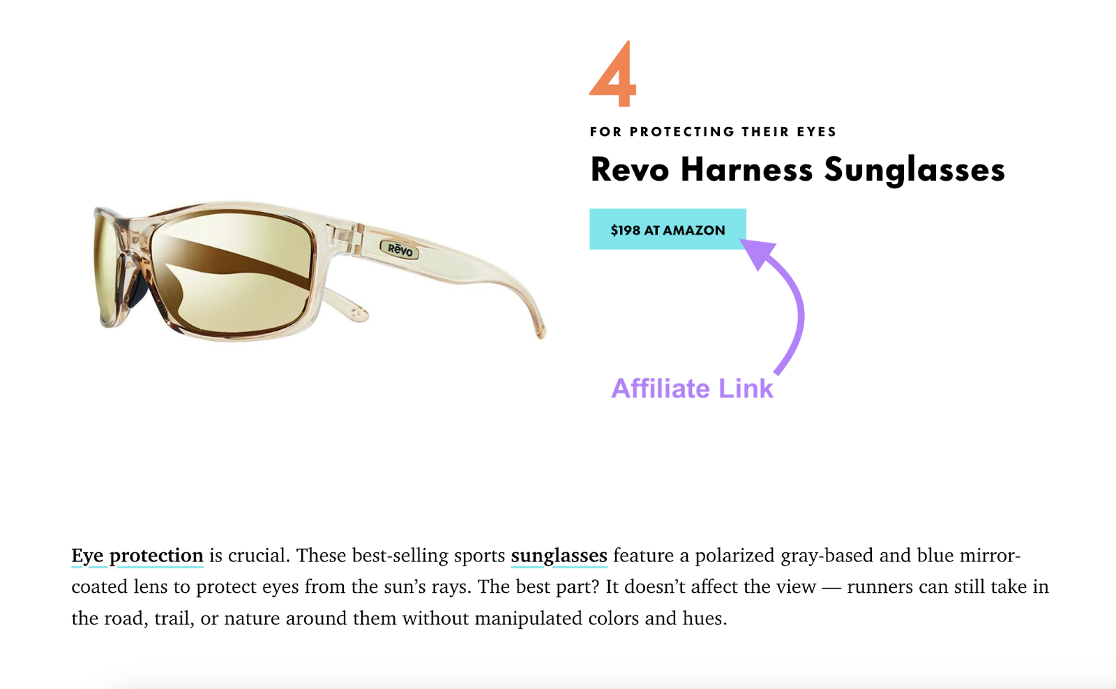 best gift four is sunglasses and a button to shop on amazon. the button is an affiliate link.